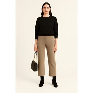 St. John Collection | Chevron Knit Wide Leg Knit Dress Pants Size 14 | EUC